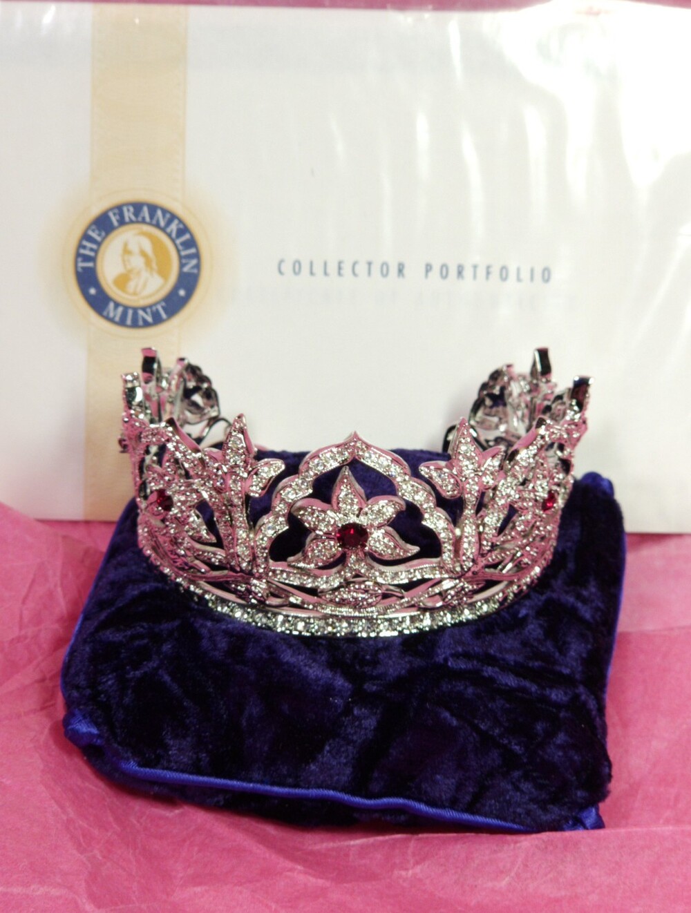 MIB Franklin Mint Royal Tiara Queen Victoria Crown Replica COA